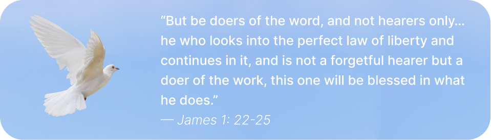 James1:22-25