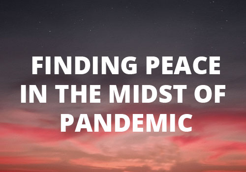 Finding Peace in the Midst of Pandamic